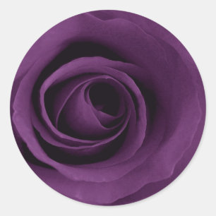 Adesivo Redondo Rosa do roxo