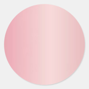 Adesivo Redondo Rosa Dourado Branco Adicione Seu Texto Monograma N