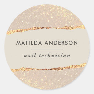 Adesivo Redondo Rosa dourado, brilho rosa, elegante, moderno