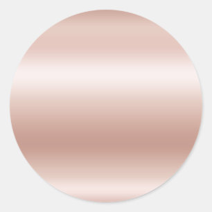Adesivo Redondo Rosa Dourado Pastel Ombre Brilhante