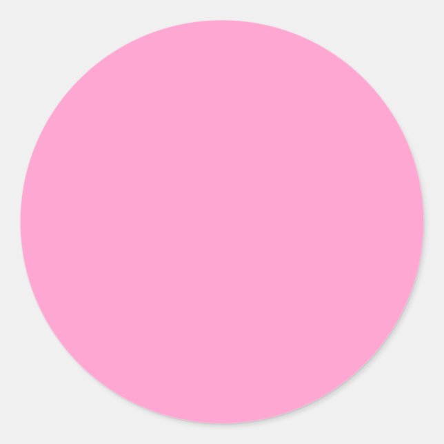 Adesivo Redondo Rosa FF99CC (Frente)