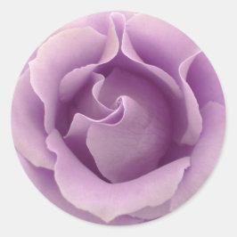 Adesivo Redondo ROSA LILAC PURPLE - Selo de Envelope de Casamento