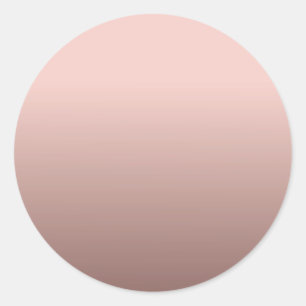 Adesivo Redondo Rosa Modelo vazio Dourado Adicionar seu texto mode