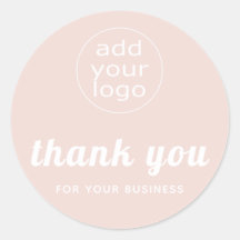 Rosa O seu logotipo obrigado pelo seu negócio