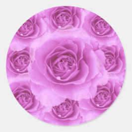 Adesivo Redondo Rosa púrpura