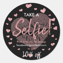 Rosa tira uma selfie Coração Lábios Lábios com des