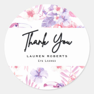 Adesivo Redondo Rosa White Luxe Eyelashes