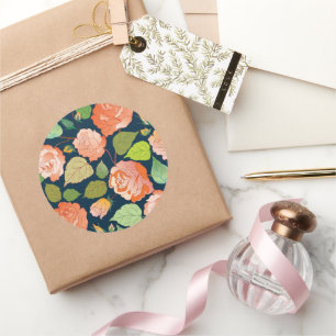 Adesivo Redondo Rosas 15