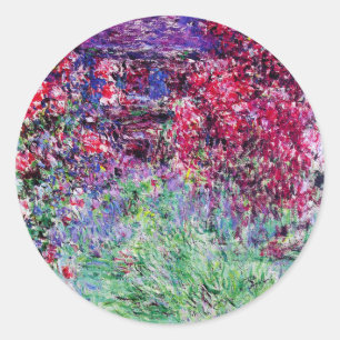 Adesivo Redondo Rosas Monet