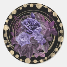 Rosas Roxos de Halloween