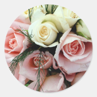 Adesivo Redondo Rose Bouquet