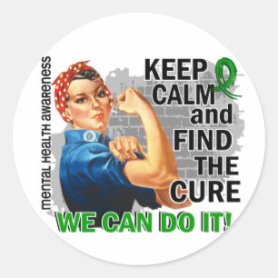 Adesivo Redondo Rosie Keep Calm Mental Health.png