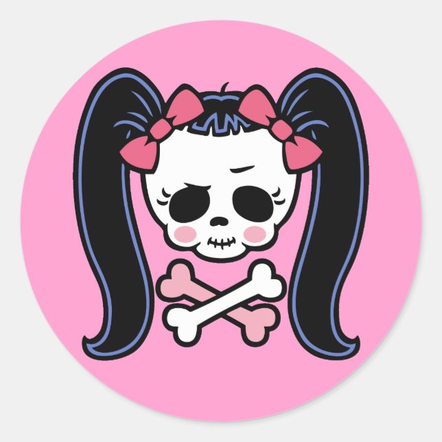 Adesivo Redondo Rosie Roger (Frente)