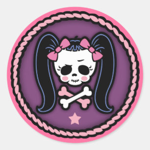 Adesivo Redondo Rosie Roger -corda