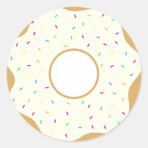 Adesivo Redondo Rosquinha Deliciosa