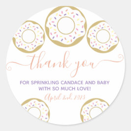 Adesivo Redondo Rosquinha Espelhada Com Amor, Bebê, Espelho Obriga