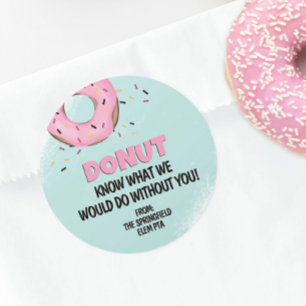 Adesivo Redondo Rosquinha Não Sei O Que Faria Sem Você Rosquinha 