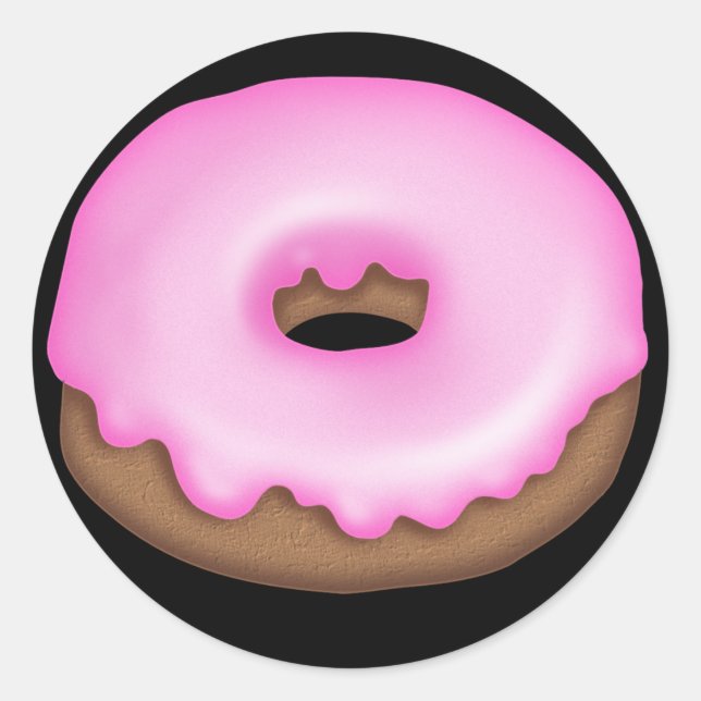 Adesivo Redondo Rosquinha Sticker - SRF (Frente)