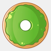 Rosquinha verde doce