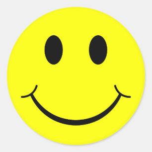 Adesivo Redondo Rosto Clássico