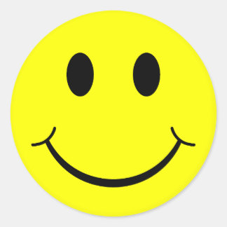 Adesivo Redondo Rosto Clássico