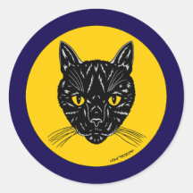 Rosto de Gato Negro