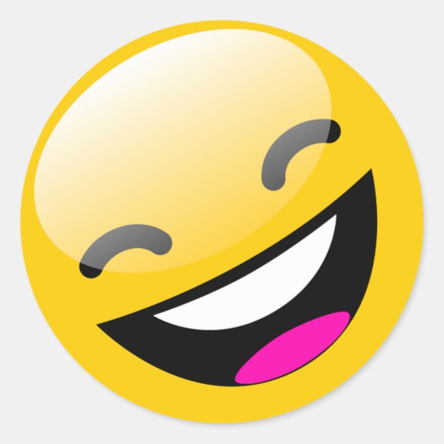 ADESIVO REDONDO ROSTO RINDO (Frente)