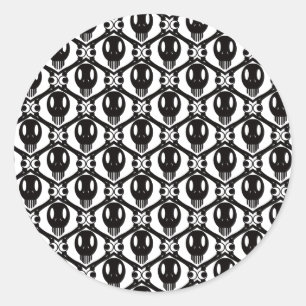 Adesivo Redondo Rostos Mórbidos