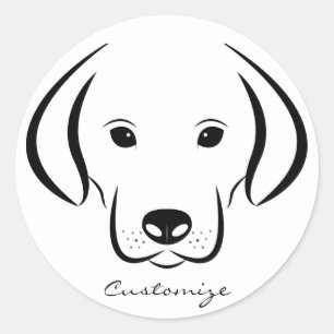 Adesivo Redondo RostoThunder_Cove de Puppy