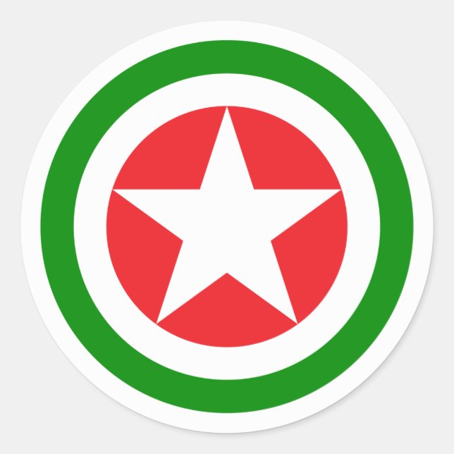 Adesivo Redondo Rotal da Força Aérea Abcásia (Frente)