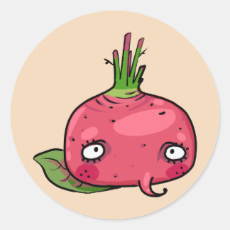 Adesivo Redondo Rote Beete beet