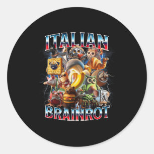 Adesivo Redondo Rotina Cerebral Italiana Rotina Cerebral Italiana