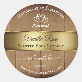 Adesivo Redondo Rotulagem de embalagem de produtos de grão de made