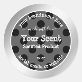 Adesivo Redondo Rotulagem de embalagem do produto de captura ocula