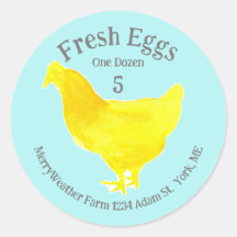 Rótulo da Cartonagem de Ovo Fresco Turquesa de Fra