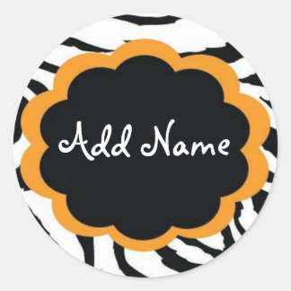 Adesivo Redondo Rótulo da Embalagem de Tratamento do Halloween