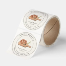 Rótulo da padaria do pão de vindima