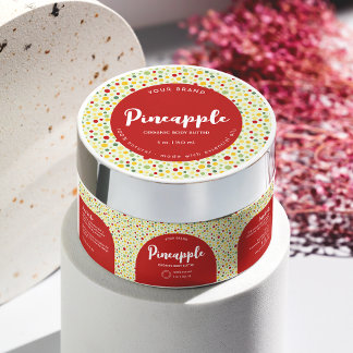 Adesivo Redondo Rótulo da tampa do jar cosmético do círculo do Abs