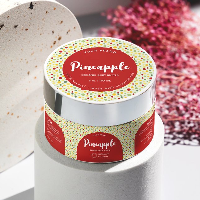 Adesivo Redondo Rótulo da tampa do jar cosmético do círculo do Abs (Criador carregado)