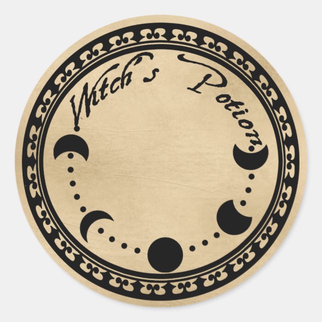 ADESIVO REDONDO RÓTULO DAS POÇÕES DE ASSISTENTE (Frente)