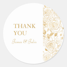 Adesivo Redondo Rótulo de Blooms ILDED