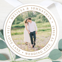 Rótulo de Endereço de Retorno de Fotografia Person