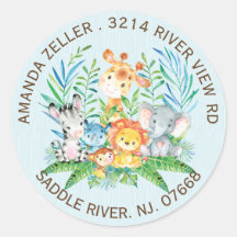 Rótulo de Endereço do Chá de fraldas de Meninos Se