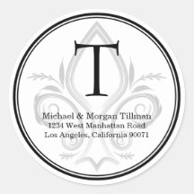 Rótulo de Endereço do Rodízio Simples do Folheto d