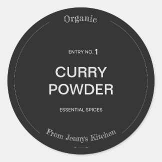 Adesivo Redondo Rótulo de Especialidade Personalizar Nome e Especi