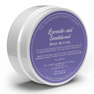 Adesivo Redondo Rótulo de Jar de Cosméticos Puros w Ingredientes
