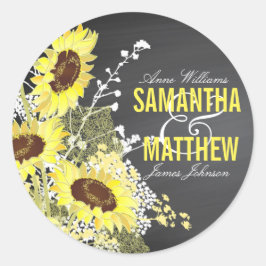 Adesivo Redondo Rótulo de Presente para Casamentos Russos de Giras