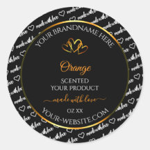 Rótulo de Produto Cloud de Palavra Branca Preta Co