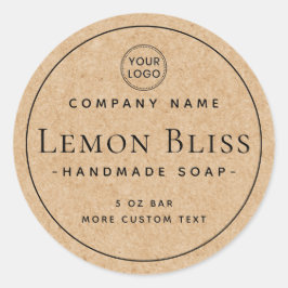 Adesivo Redondo Rótulo de produto da fronteira redonda do papel Kr