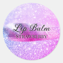 Rótulo de Produto de Beleza Luxuoso Glam Purple Pe